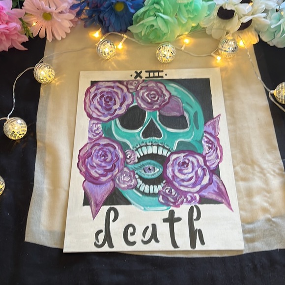Tarot Card Death Painting - Picture 4 of 9